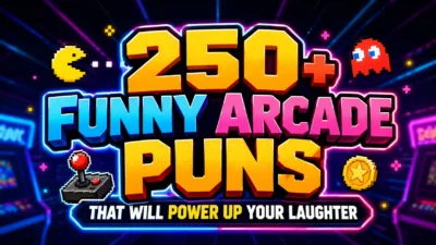 250+ Funny Arcade Puns That Will Power Up Your Laughter