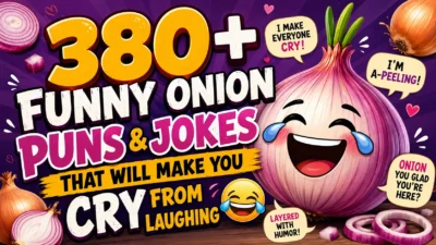 380+ Funny Onion Puns & Jokes That Will Make You Cry 😂🧅