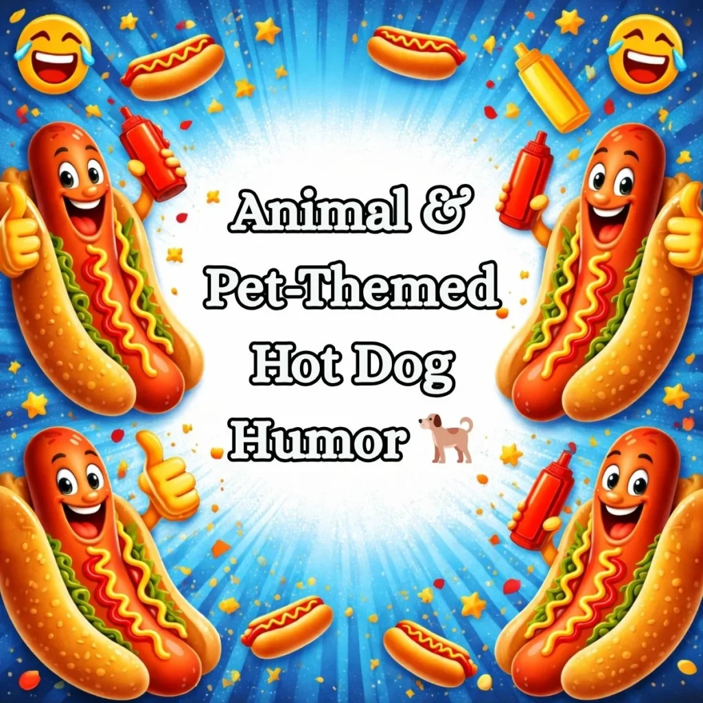 Animal & Pet-Themed Hot Dog Humor 🐕