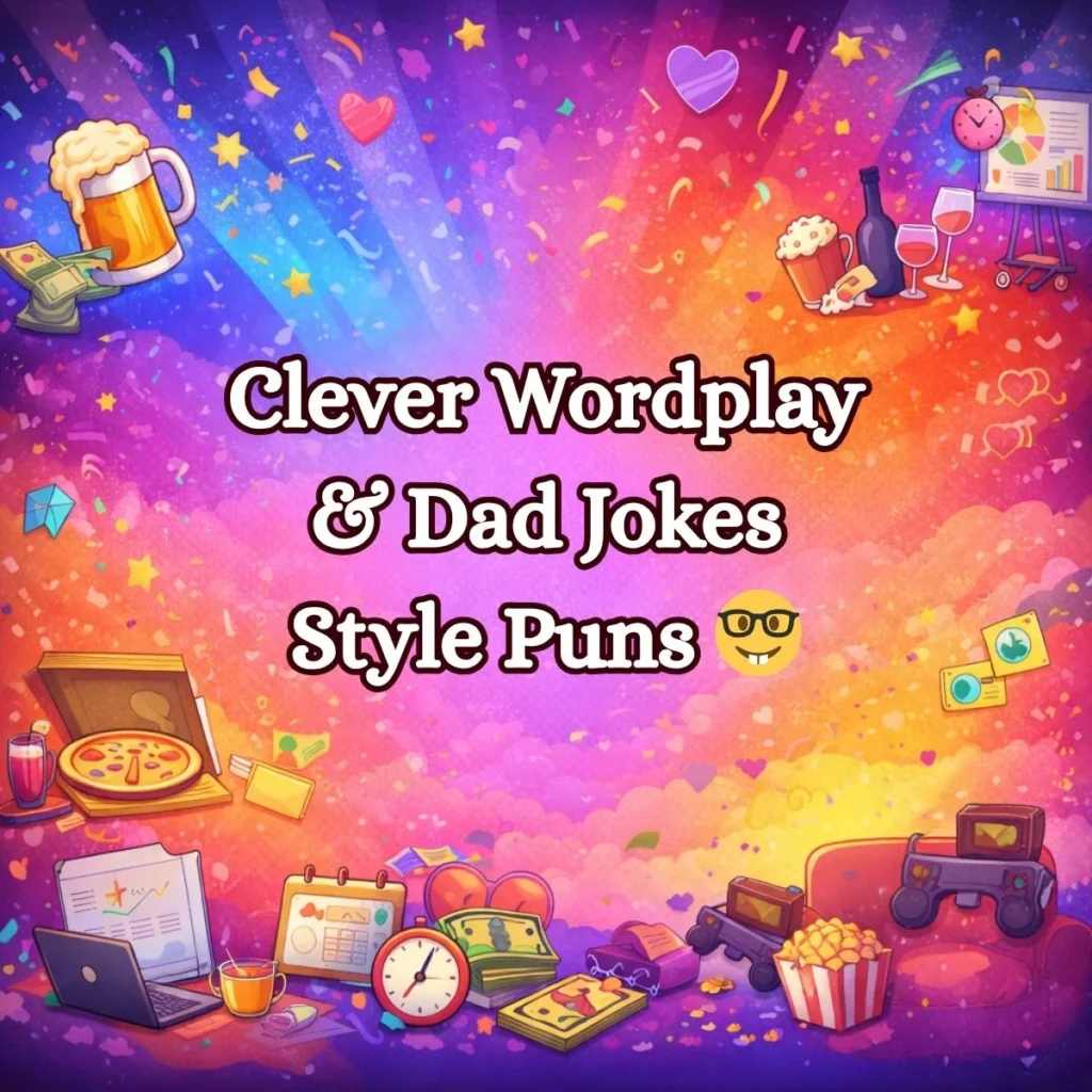 Clever Wordplay & Dad Jokes Style Puns 🤓