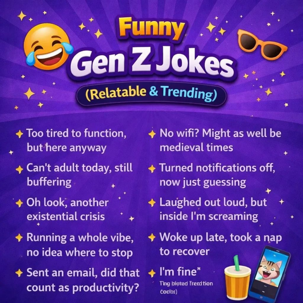 Funny Gen Z Jokes (Relatable & Trending)