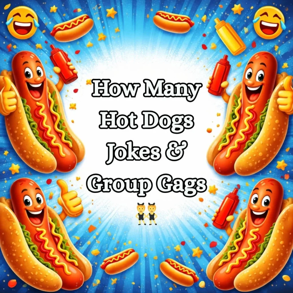 How Many Hot Dogs  Jokes & Group Gags 👯