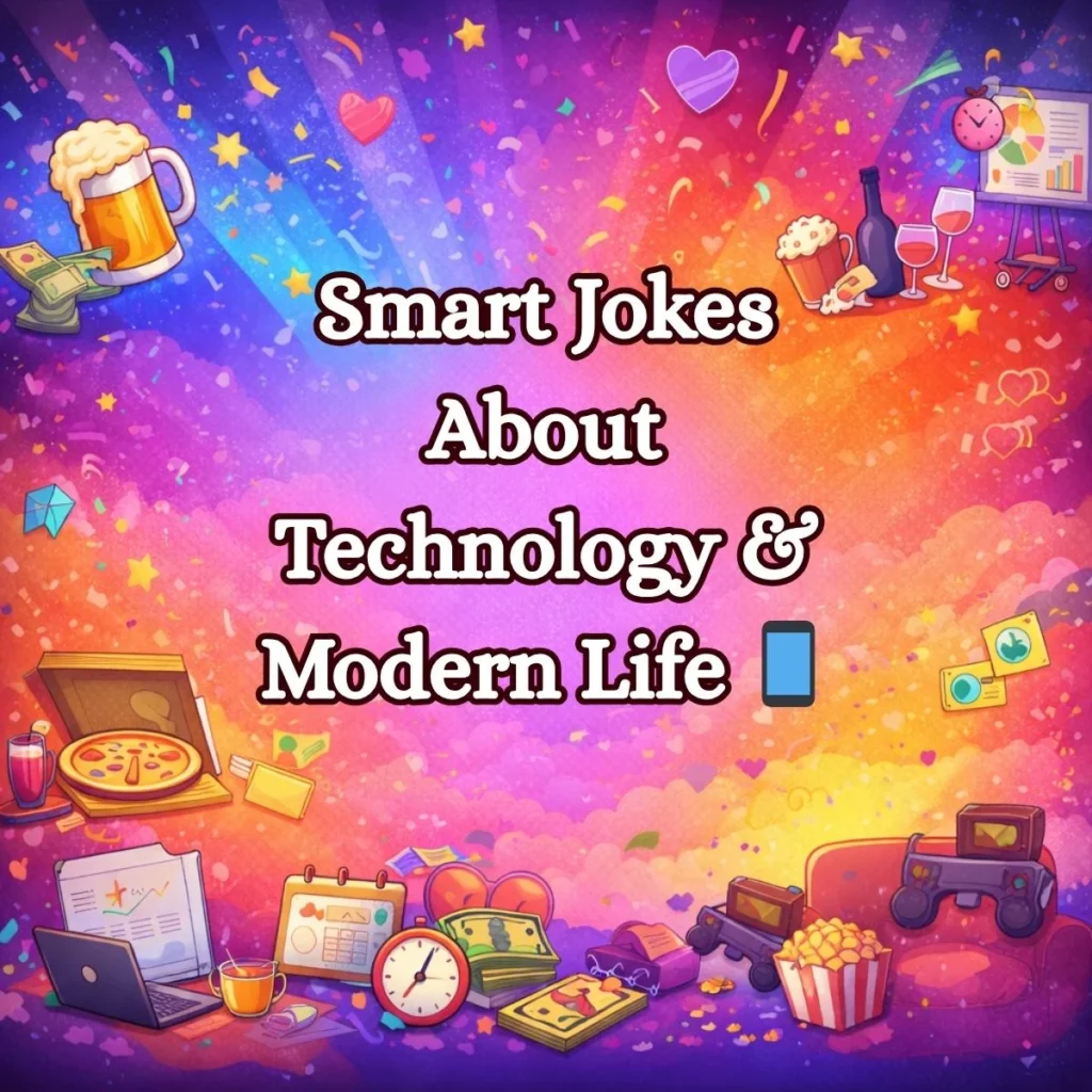 Smart Jokes About Technology & Modern Life 📱