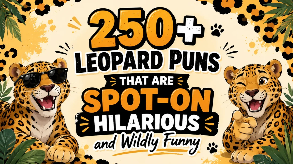 250+ Leopard Puns That Are Spot-On Hilarious and Wildly Funny