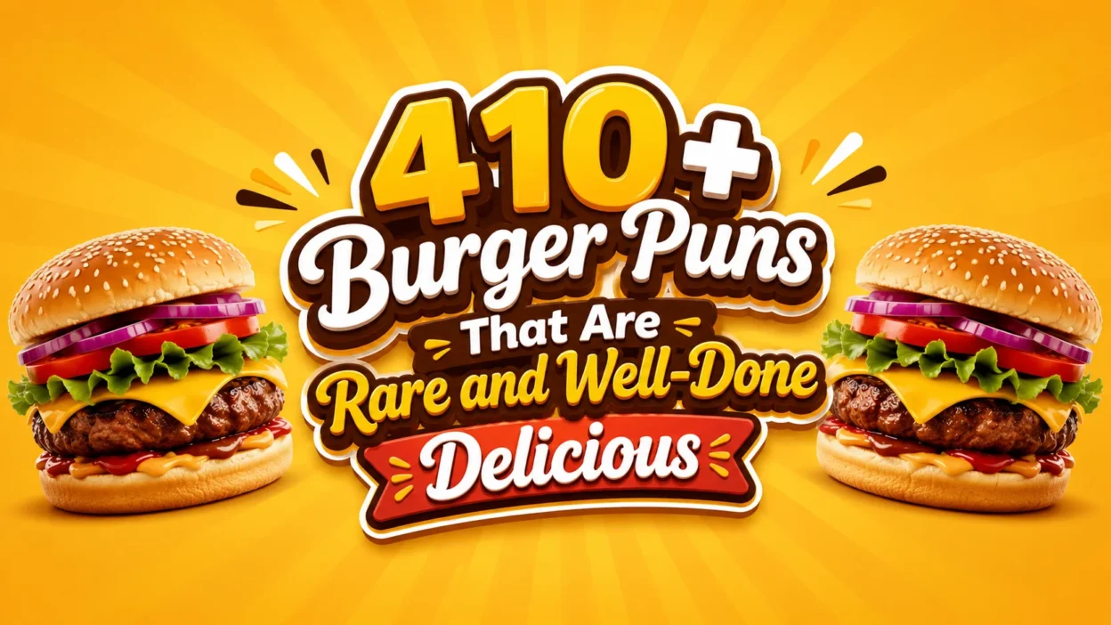 410+ Burger Puns That Are Rare and Well-Done Delicious
