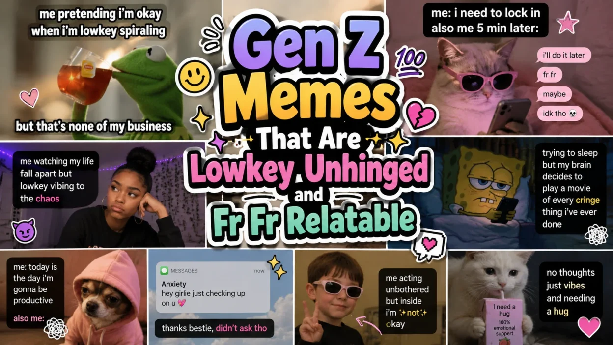 Gen Z Memes That Are Lowkey Unhinged and Fr Fr Relatable