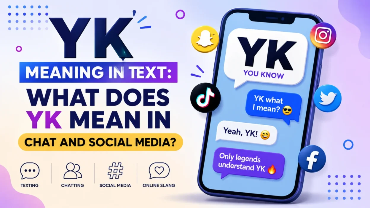 YK meaning in text explained with chat messages, social media icons, and texting examples