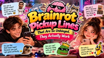 Brainrot Pickup Lines That Are So Unhinged, They Actually Work