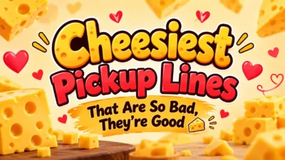 Cheesiest Pickup Lines That Are So Bad, They’re Good 🧀