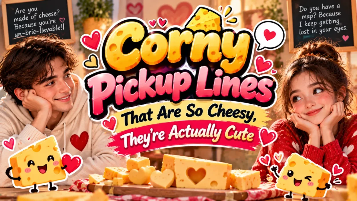Corny Pickup Lines That Are So Cheesy, They’re Actually Cute