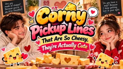 Corny Pickup Lines That Are So Cheesy, They’re Actually Cute
