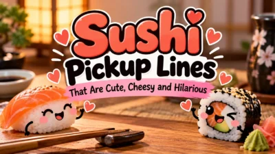 Sushi Pickup Lines That Are Cute, Cheesy and Hilarious